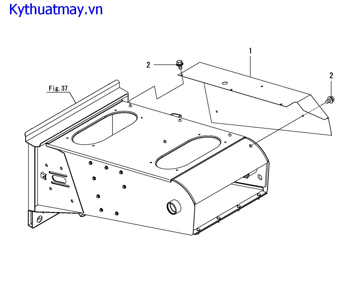 Nắp xích buồng cấp lúa